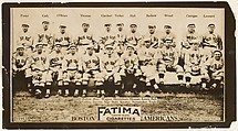 Boston Red Sox, American League, from the "Baseball Team" series (T200), issued by Liggett & Myers Tobacco Company to promote Fatima Turkish Blend Cigarettes, The Pictorial News Co. American, Photograph