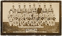 Philadelphia Athletics, American League, from the "Baseball Team" series (T200), issued by Liggett & Myers Tobacco Company to promote Fatima Turkish Blend Cigarettes, The Pictorial News Co. American, Photograph
