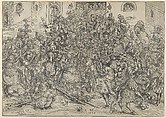 The Fourth Tournament, Lucas Cranach the Elder  German, Woodcut