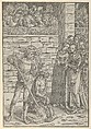 The Beheading of St. John the Baptist, Lucas Cranach the Elder German, Woodcut; second state of two (Hollstein)