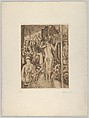 Fair and Circus, scene 2, Louis-Robert Antral  French, Engraving
