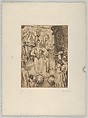 Fair and Circus, scene 4, Louis-Robert Antral  French, Engraving