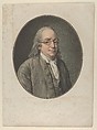 Portrait of Franklin, after Vanloo, Pierre Michel Alix French, Color aquatint, proof before letters