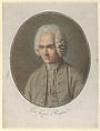 Jean-Jacques Rousseau, Pierre Michel Alix French, Color aquatint