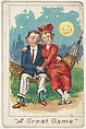 "A Great Game", from the Baseball Comics series (T203), P.H. Mayo & Brother, Richmond, Virginia American, Commercial color lithograph