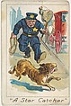 "A Star Catcher", from the Baseball Comics series (T203), P.H. Mayo & Brother, Richmond, Virginia American, Commercial color lithograph