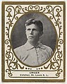 Criger, Catcher, St. Louis, American League, from the Baseball Players (Ramlys) series (T204) issued by the Mentor Company to promote Ramly and T.T.T. Turkish Cigarettes, Mentor Company, Boston American, Photolithograph
