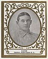Kahoe, Catcher, Washington, American League, from the Baseball Players (Ramlys) series (T204) issued by the Mentor Company to promote Ramly and T.T.T. Turkish Cigarettes, Mentor Company, Boston  American, Photolithograph
