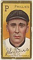 John Titus, Philadelphia Phillies, National League, from the "Baseball Series" (Gold Borders) set (T205) issued by the American Tobacco Company, American Tobacco Company, Commercial color lithograph