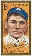 J.D. Wheat, Brooklyn Superbas, National League, from the "Baseball Series" (Gold Borders) set (T205) issued by the American Tobacco Company, American Tobacco Company, Commercial color lithograph