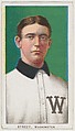 Street, Washington, American League, from the White Border series (T206) for the American Tobacco Company, American Tobacco Company, Commercial lithograph