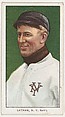 Latham, New York, National League, from the White Border series (T206) for the American Tobacco Company, American Tobacco Company, Commercial lithograph
