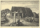 Wiltshire Roadmaker, Robin Tanner British, Etching, state iii