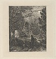 Christmas, or Folding the Last Sheep, Samuel Palmer  British, Etching; second state of five