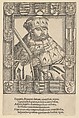 Copy of John Frederic the Magnanimous, in Electoral Robes, Lucas Cranach the Younger and Workshop German, Woodcut; second state of two (Hollstein)