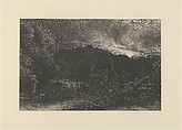 The Weary Ploughman, or The Herdsman, or Tardus Bubulcus, Samuel Palmer  British, Etching; eighth state of eight