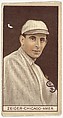 R. Zeider, Chicago, American League, from the Brown Background series (T207) for the American Tobacco Company, American Tobacco Company, Commercial lithograph