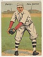 Barry, Philadelphia, American League, from the Mecca Double Folder series (T201), Mecca Cigarettes, Commercial color lithograph