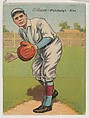 Gibson, Pittsburgh, National League, from the Mecca Double Folder series (T201), Mecca Cigarettes, Commercial color lithograph