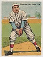 Hauser, St. Louis, National League, from the Mecca Double Folder series (T201), Mecca Cigarettes, Commercial color lithograph