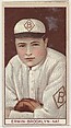 R.E. Erwin, Brooklyn, National League, from the Brown Background series (T207) for the American Tobacco Company, American Tobacco Company, Commercial lithograph