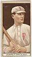 Tom Downey, Philadelphia, National League, from the Brown Background series (T207) for the American Tobacco Company, American Tobacco Company, Commercial lithograph