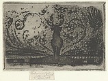 A Stag, A Study, Théodore Roussel  French, Softground etching