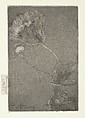 Poppy in a Vase, Théodore Roussel  French, Softground etching, aquatint and drypoint