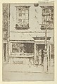 The Little Fish Shop, Chelsea Embankment, Théodore Roussel  French, Etching