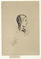 Portrait of Miss Marion Melville, Théodore Roussel  French, Drypoint; fourth state of four