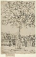 Chelsea Embankment, June, 5 pm 1889, Théodore Roussel  French, Etching