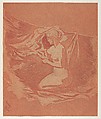 Embers Glow, Théodore Roussel  French, Etching and aquatint printed in colour à la poupée from a single plate; first state of three