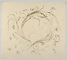 Scarab, Grecian Key and Fly Pattern Mount, Théodore Roussel  French, Drypoint