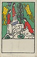 Easter Card, Oskar Kokoschka  Austrian, Color lithograph
