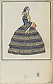 Biedermeier Fashion, Urban Janke  Austrian, Color lithograph