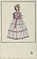 Biedermeier Fashion, Urban Janke  Austrian, Color lithograph