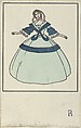Biedermeier Fashion, Urban Janke  Austrian, Color lithograph