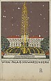 Vienna: Palais Schwarzenberg, Urban Janke  Austrian, Color lithograph