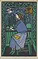 Women at a Window, Oskar Kokoschka  Austrian, Color lithograph