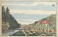 Old Karlsbad: The Hall of Fellowship (Alt-Karlsbad. Der Freundschafts-Saal), Unknown, Color lithograph