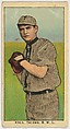 Hall, Tacoma, Northwestern League, from the "Obak Baseball Players" set (T212), issued by the American Tobacco Company to promote Obak Mouthpiece Cigarettes, American Tobacco Company, Commercial color lithograph
