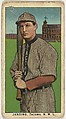 Jansing, Tacoma, Northwestern League, from the "Obak Baseball Players" set (T212), issued by the American Tobacco Company to promote Obak Mouthpiece Cigarettes, American Tobacco Company, Commercial color lithograph