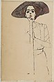 Portrait of a Woman, Egon Schiele Austrian, Color lithograph