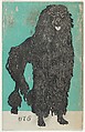 Poodle, Moriz Jung  Austrian, Color lithograph