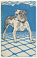 Bulldog, Moriz Jung  Austrian, Color lithograph