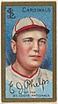Edward J. Phelps, St. Louis Cardinals, National League, from the "Baseball Series" (Gold Borders) set (T205) issued by the American Tobacco Company, American Tobacco Company, Commercial color lithograph
