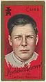 Mordecai Brown, Chicago Cubs, National League, from the "Baseball Series" (Gold Borders) set (T205) issued by the American Tobacco Company, American Tobacco Company, Commercial color lithograph