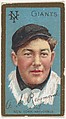 Arthur L. Raymond, New York Giants, National League, from the "Baseball Series" (Gold Borders) set (T205) issued by the American Tobacco Company, American Tobacco Company, Commercial color lithograph