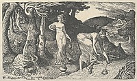 The Brook, Edward Calvert  British, Wood engraving; third state of three