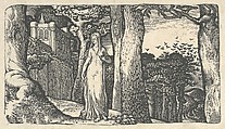 Lady with the Rooks, Edward Calvert  British, Wood engraving; third state of three
